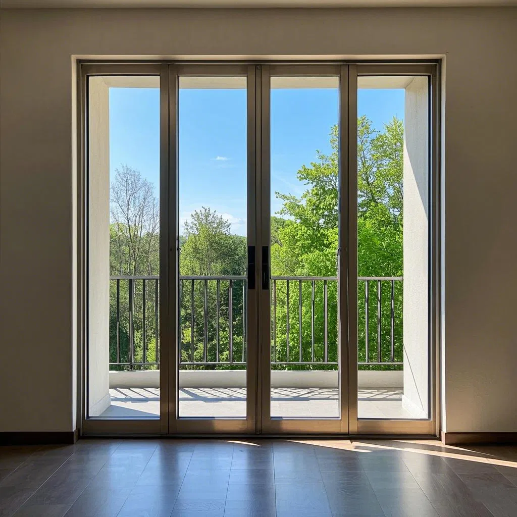 China custom toilet aluminium glazen schuifdeuren aluminium legering titanium magnesium legering zwijgende deur splitsing deur 0