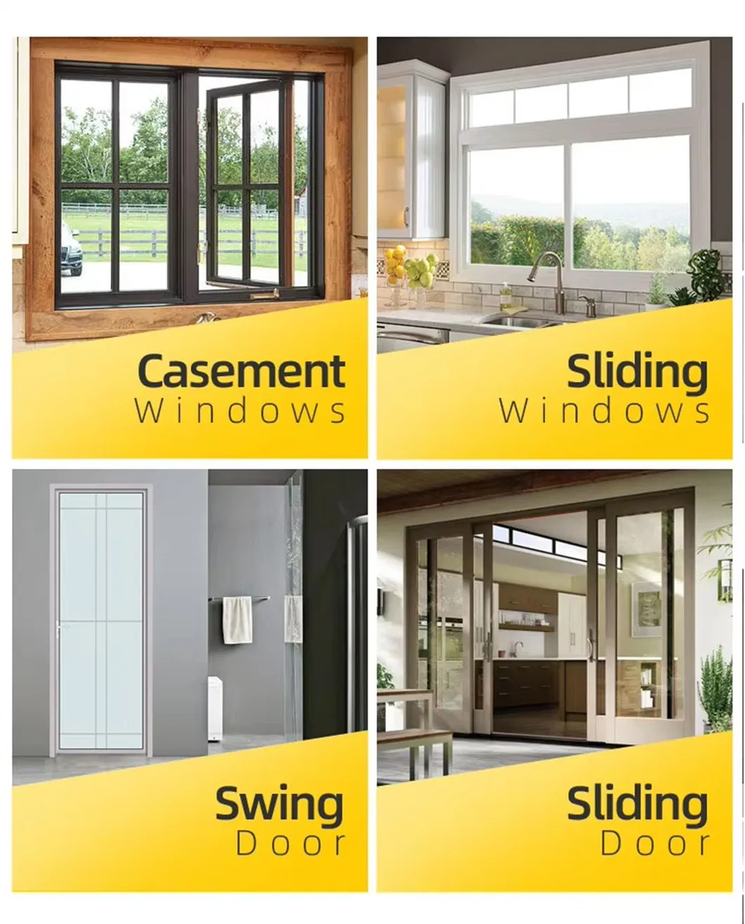 Hooggehangen dubbele glazen luifel ramen, Custom Aluminium Storm Windows 7
