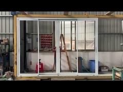 Aluminiumix glijglas balkon glijdeur zwart Franse stijl aluminium glijglas deur