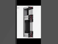 Commerciële ruitenwand voor ramen rechthoekige vorm geluidsdichte ruitenwand