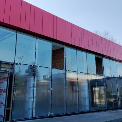 6063-T5 Aluminium verborgen raam glazen gordijnmuur voor gebouwen