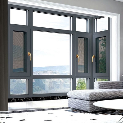 Custom Awning Windows, Modern Awning Aluminium Vensteroppervlak Afgerond
