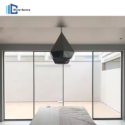 Ruimte aluminium schuifdeuren geluidsdicht waterdicht tweevoudig schuifdeuren glas