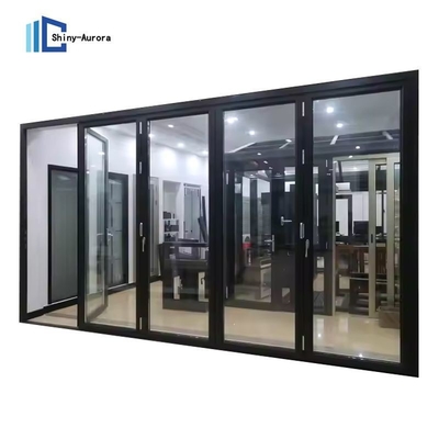 Balkon scheidingswand gehard glas schuifdeur met aluminium frame