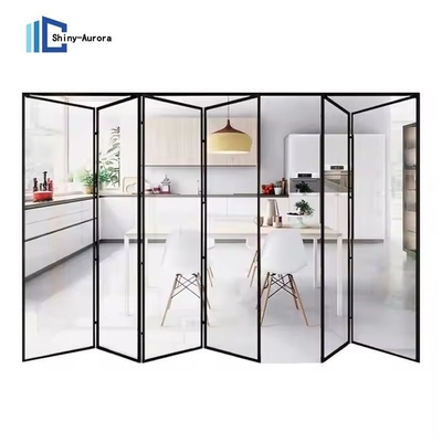 Heavy Duty Aluminium Bifold Glass Doors Waterdicht Aluminium Schuifvouwdeur