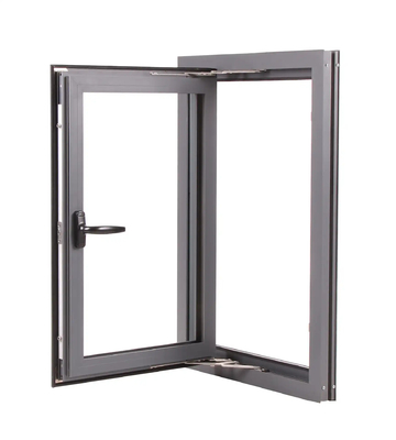Witte aluminium ruiten met thermisch geïsoleerde ruiten