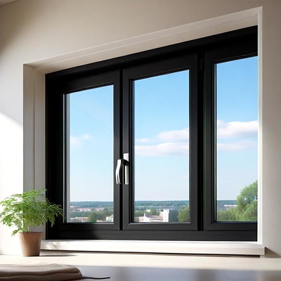 Open stijl aluminium raam schuiframen, moderne aluminium ramen woonruimte