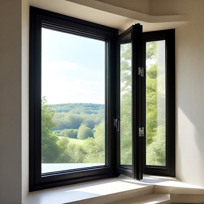Geluidsdicht aluminium schuifvenster, modern aluminium glas venster.