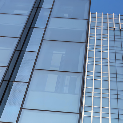 6 mm-12 mm gehard glas gordijnwand geluidsisolatie winddicht