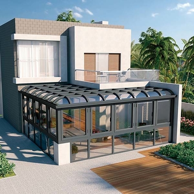 Vlak aluminiumprofiel zonnekamer UV-bescherming schuifdeur zonnekamer