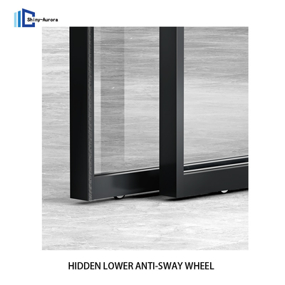 Hoogwaardige aluminium schuifdeuren waterdicht met high-end hardware