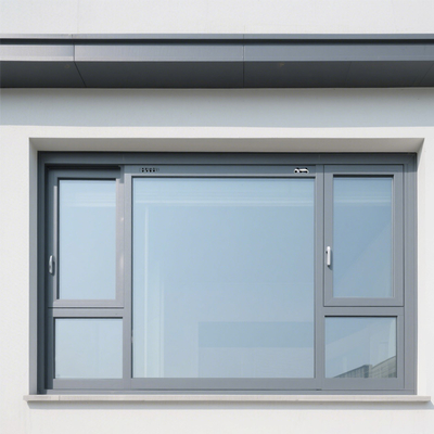 Moderne aluminium schuifruimte 2,0 mm frame poeder gecoat wit